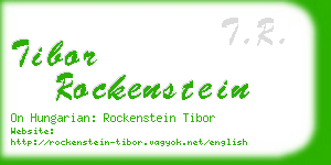 tibor rockenstein business card